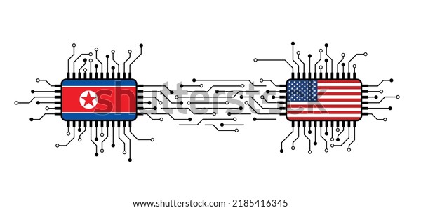 Hybrid War Warfare Ddos Attack Cyber Stock Vector (Royalty Free ...