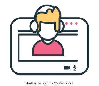 hybrid work connection by internet isolated
