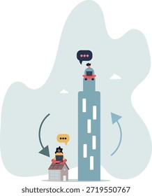 Trabajo híbrido con trabajo flexible desde la oficina y el hogar. Vida y empleo de las personas.
