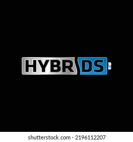 Hybrids Battery Icon Logo Design Vector Stock Vector (royalty Free 