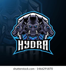 Hydra esport mascot logo design