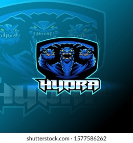 Hydra esport mascot logo design