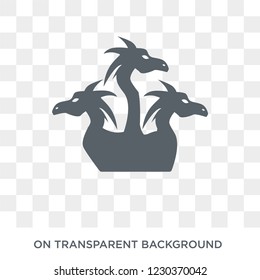 Hydra icon. Trendy flat vector Hydra icon on transparent background from Fairy Tale collection. 