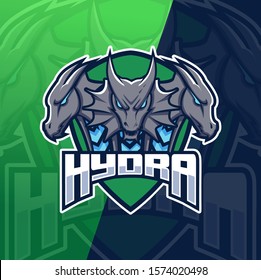 Hydra Mascot Esport Logo Design