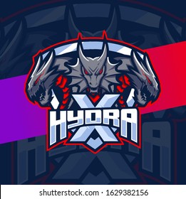 Hydra Mascot Esport Logo Design