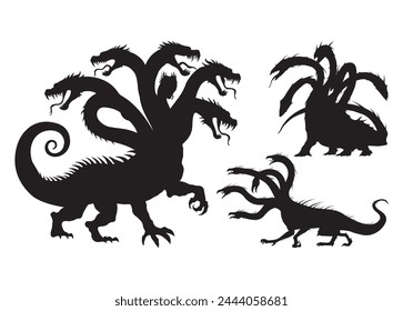 Hydra vector For Print, Hydra Clipart, Hydra vector Illustration