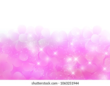 Hydrangea rainy season flower background