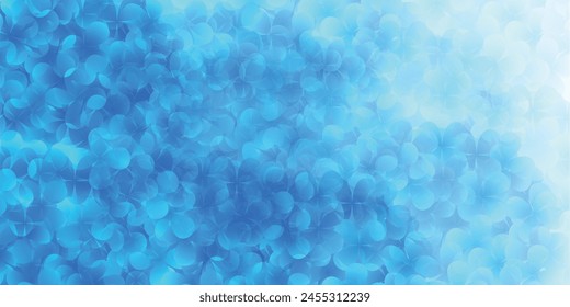 hydrangea rainy season flower background