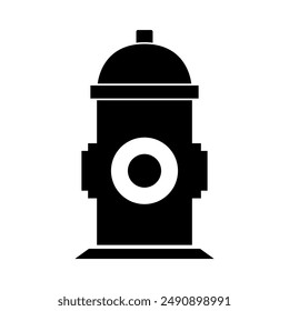 Icono de hidrante ilustrado en el fondo