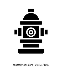 Hydrant icon isolated on white background