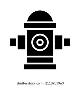 Hydrant icon isolated on white background