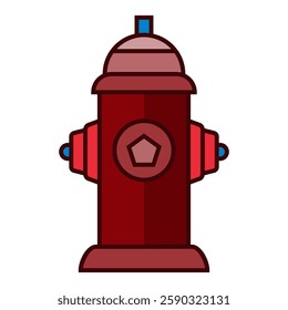 hydrant icon vector design symbol templates