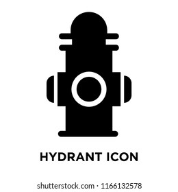 Hydrant icon vector isolated on white background, Hydrant transparent sign