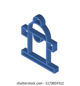 Hydrant isometric left top view 3D icon