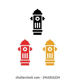 Hydrant pillar icon, eps 10
