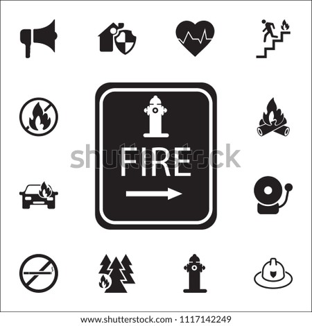 Hydrant point icon. Detailed set of fire guard icons. Premium quality graphic design sign. One of the collection icons for websites, web design, mobile app