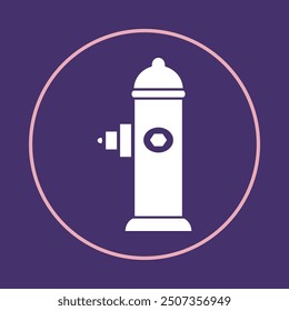 Hydrant trendy icon true abstract vector illustration colorful artwork beautiful design.eps