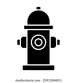 hydrant vector flat icon design
