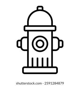 hydrant vector flat icon design