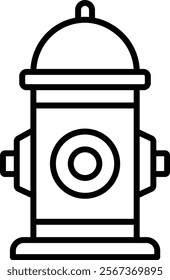 Hydrant vector icon. Can be used for printing, mobile and web applications.