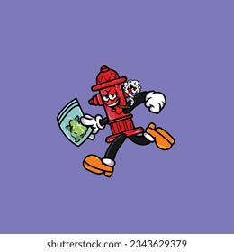 hydrant water smoking blunt hold weed cannabis bud nug