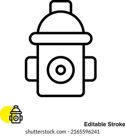 Vektorgrafik der Hydrantenwasserlinie