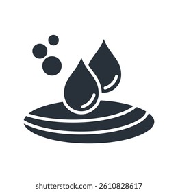 hydratation icons isolated on White Background. Flat style design