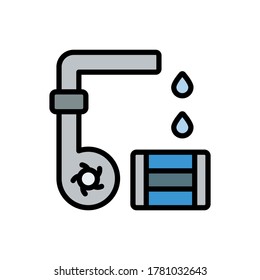 Hydratation, water icon. Simple color with outline vector elements of aqua icons for ui and ux, website or mobile application