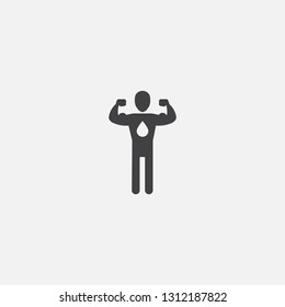 hydrate base icon. Simple sign illustration. hydrate symbol design. Can be used for web, print and mobile