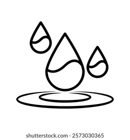 hydration icon. Vector icon.Editable.Linear style sign for use in web design,logo.Illustration symbol.