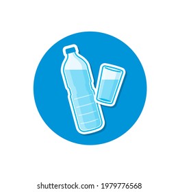 Icono de hidratación.Ilustración vectorial fácil de editar.