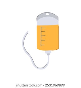 hydration iv drip bag cartoon. medical patient, treatment intravenous, fluid nutrients hydration iv drip bag sign. isolated symbol vector illustration