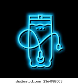 hydration pack neon light sign vector. hydration pack illustration