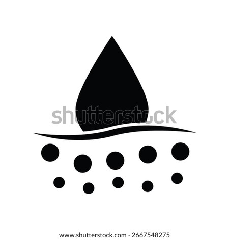 hydration skin icon vector logo design template