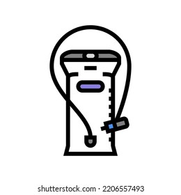 hydration system motorcycle accessory color icon vector. hydration system motorcycle accessory sign. isolated symbol illustration