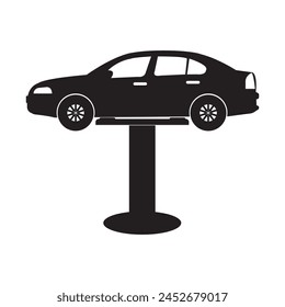 Hydraulic car wash icon vector illustration symbol design