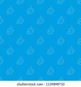 Hydraulic crane with log pattern vector seamless blue repeat for any use