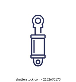 Symbol für hydraulische Zylinder oder Stellglied