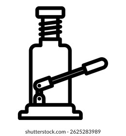 Elemento hidráulico del icono para el diseño
