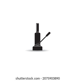 Plantilla de diseño de ilustraciones vectoriales de iconos de jack hidráulico.