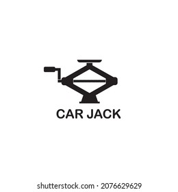 Plantilla de diseño de ilustraciones vectoriales de iconos de jack hidráulico.