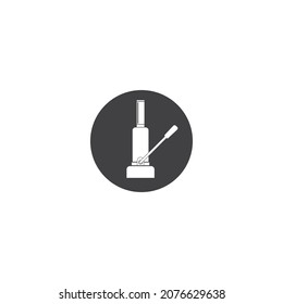 Hydraulic jack icon vector illustration design template.