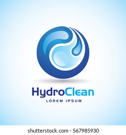 Hydro Clean Logo Sign Symbol Icon