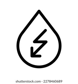 Hydro Icon Vector Symbol Design Illustration