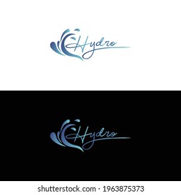 Hydro Logo Design Vector Illustration