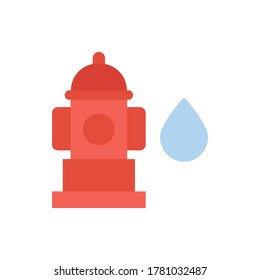Hydro power, home icon. Simple color vector elements of aqua icons for ui and ux, website or mobile application