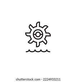 Hydro Power Icon Vector Illustration Eps10