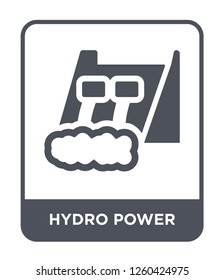 hydro power icon vector on white background., hydro power simple element illustration