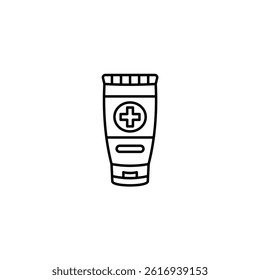 Hydroalcoholic Gel vector line icon icons design