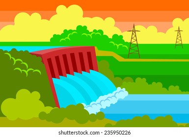hydroelectric station
